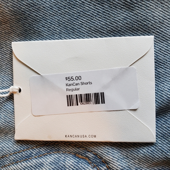 KanCan Cross Over High Rise Shorts Size XL - Picture 8 of 12